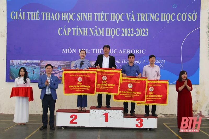 TP Thanh Hóa nhất toàn đoàn tại Giải thể thao học sinh TH&THCS toàn tỉnh năm học 2022-2023