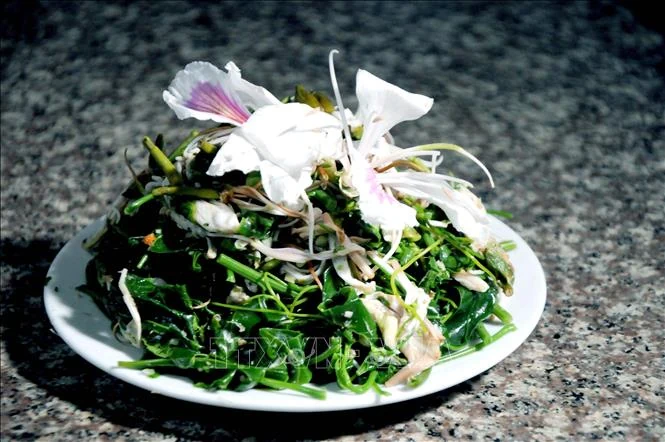 Chế biến các món ăn ngon từ hoa ban