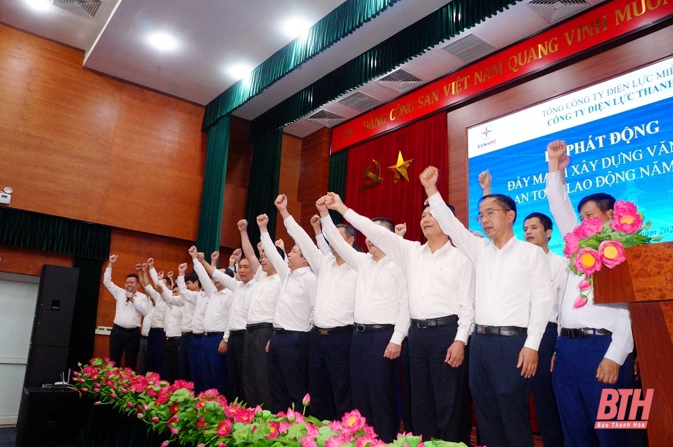 PC Thanh Hóa phát động đẩy mạnh xây dựng văn hóa an toàn lao động năm 2023