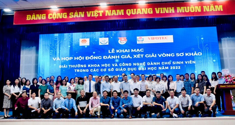 Tổ chức Giải thưởng KH&CN dành cho sinh viên trong các cơ sở giáo dục đại học năm 2023