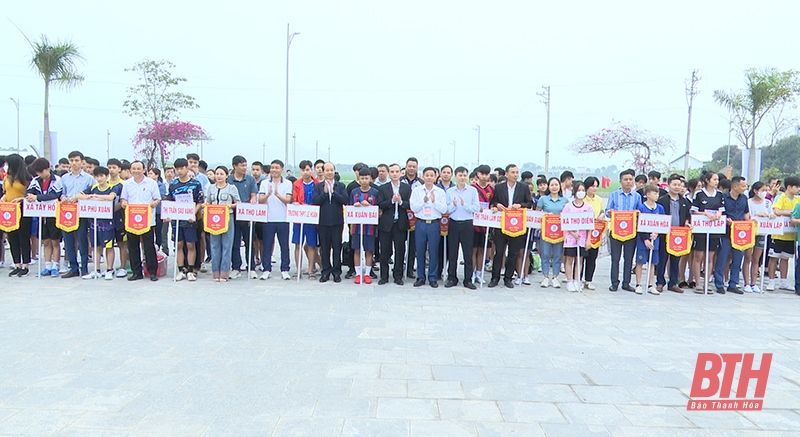 Huyện Thọ Xuân phát động Ngày chạy Olympic “Vì sức khỏe toàn dân” năm 2023 và Giải việt dã lần thứ XXIII