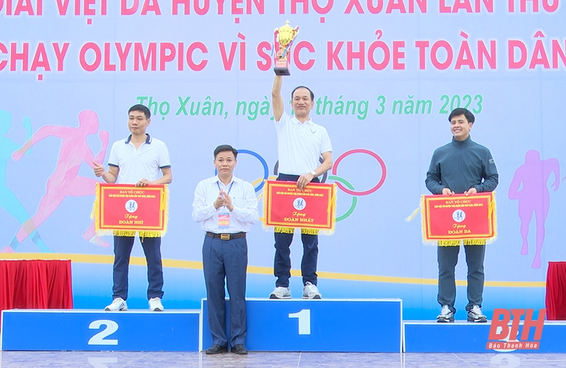 Huyện Thọ Xuân phát động Ngày chạy Olympic “Vì sức khỏe toàn dân” năm 2023 và Giải việt dã lần thứ XXIII