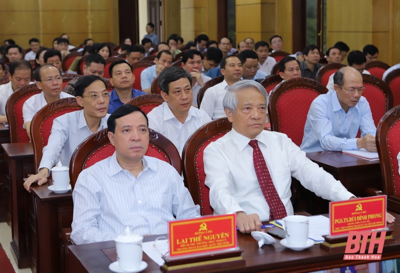 Thanh Hóa tổ chức học tập, quán triệt và triển khai thực hiện chuyên đề năm 2023: Học tập và làm theo tư tưởng, đạo đức, phong cách Hồ Chí Minh