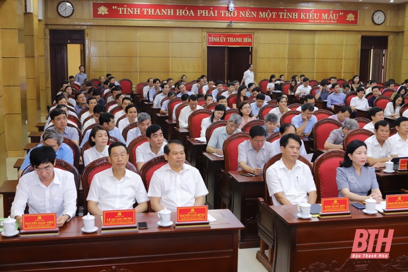 Thanh Hóa tổ chức học tập, quán triệt và triển khai thực hiện chuyên đề năm 2023: Học tập và làm theo tư tưởng, đạo đức, phong cách Hồ Chí Minh