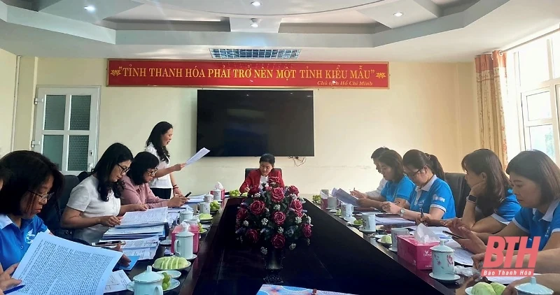 Trung ương Hội LHPN Việt Nam kiểm tra hoạt động công tác Hội tại Thanh Hóa