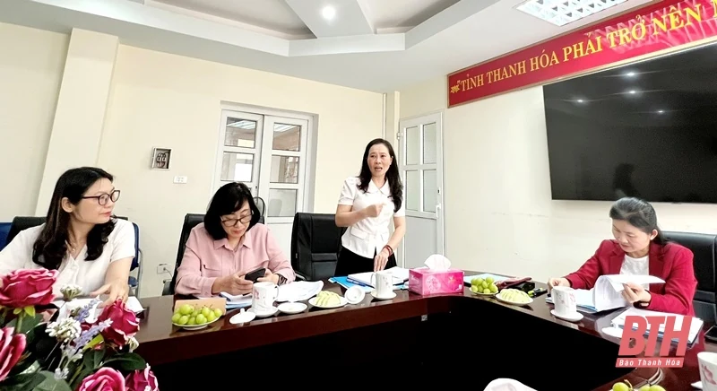 Trung ương Hội LHPN Việt Nam kiểm tra hoạt động công tác Hội tại Thanh Hóa