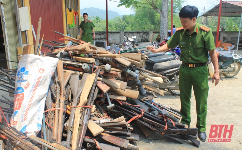 Bắt giữ 26 vụ, 40 đối tượng có hành vi vi phạm liên quan đến vũ khí, vật liệu nổ