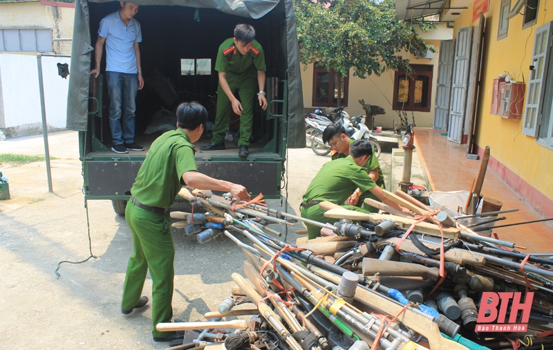 Bắt giữ 26 vụ, 40 đối tượng có hành vi vi phạm liên quan đến vũ khí, vật liệu nổ