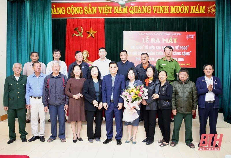 Ra mắt mô hình “Tổ liên gia an toàn về phòng cháy, chữa cháy” và “Điểm chữa cháy công cộng”