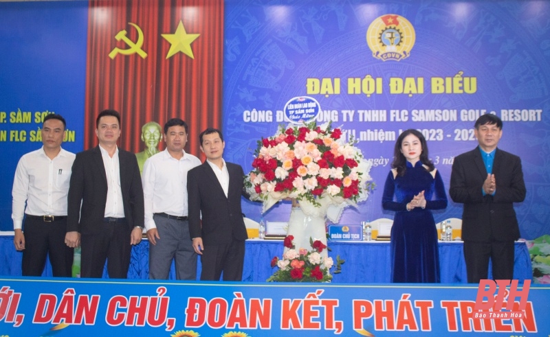 Đại hội đại biểu Công đoàn Công ty TNHH FLC Sam Son Golf & Resort lần thứ II, nhiệm kỳ 2023-2028