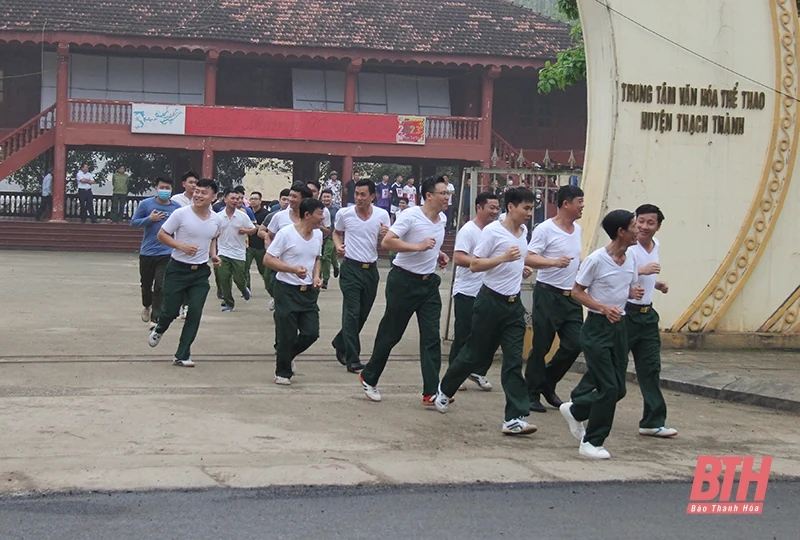 Thạch Thành phát động Ngày chạy Olympic “Vì sức khỏe toàn dân” và Giải việt dã năm 2023