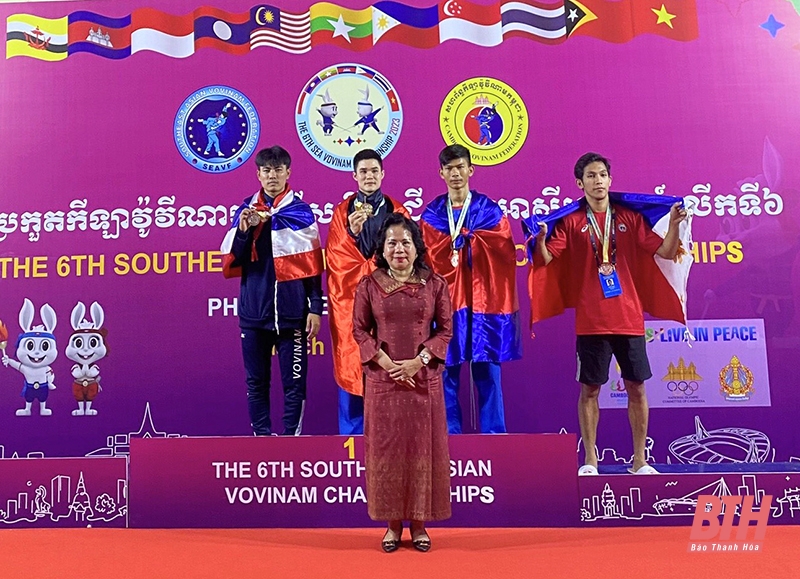 VĐV Thanh Hóa giành HCV tại Giải vô địch Vovinam Đông Nam Á 2023