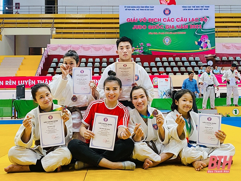 VĐV Thanh Hóa giành thành tích cao tại Giải vô địch các CLB Judo quốc gia 2023