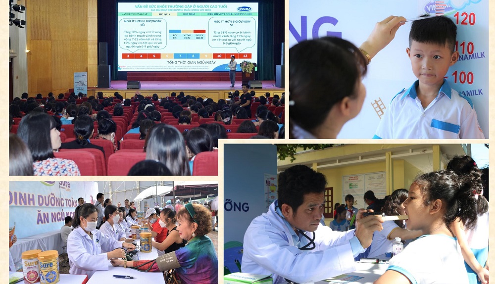Vinamilk đẩy mạnh chương trình chăm sóc dinh dưỡng trẻ em và người cao tuổi năm 2023