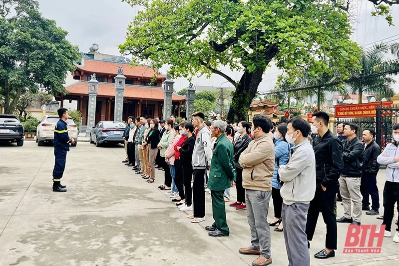 Huấn luyện nghiệp vụ PCCC và CNCH chuyên sâu cho lực lượng dân phòng