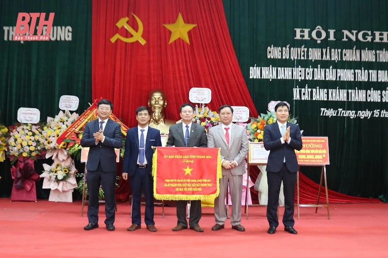 Xã Thiệu Trung đạt chuẩn nông thôn mới kiểu mẫu