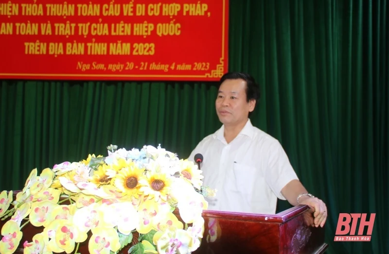 Nâng cao nhận thức về di cư hợp pháp, an toàn và trật tự của Liên Hiệp quốc trên địa bàn tỉnh 