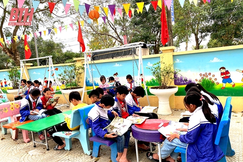 Quảng Xương: Sôi nổi các hoạt động hưởng ứng Ngày sách Việt Nam