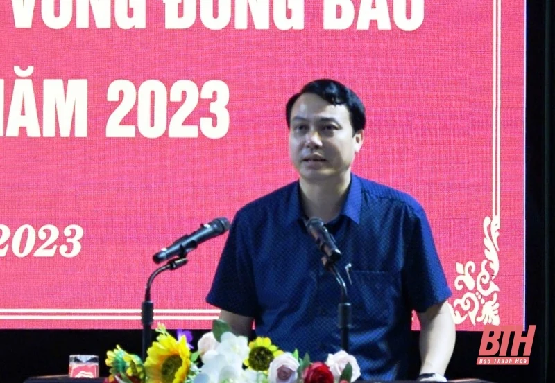 Bồi dưỡng nghiệp vụ công tác dân vận cho cán bộ cơ sở, người uy tín trong vùng đồng bào dân tộc thiểu số và biên giới năm 2023