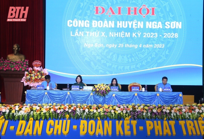 Đại hội điểm Công đoàn huyện Nga Sơn