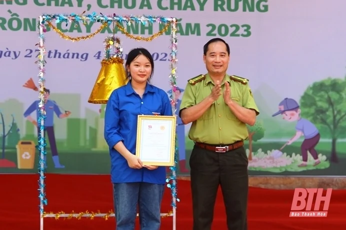 Hội thi truyền thông Bảo vệ rừng, phòng cháy, chữa cháy rừng và phát động trồng cây xanh năm 2023
