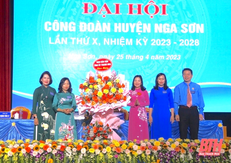 Đại hội điểm Công đoàn huyện Nga Sơn