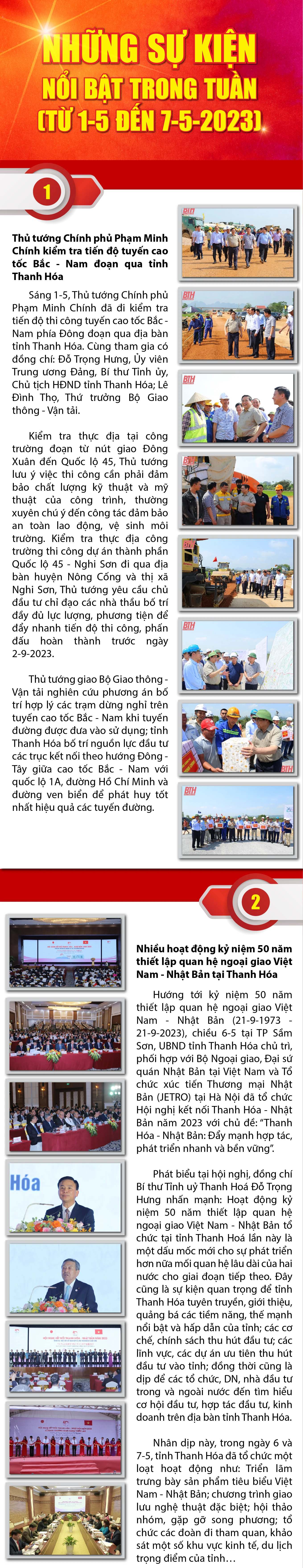 [Infographics] - Những sự kiện nổi bật trong tuần