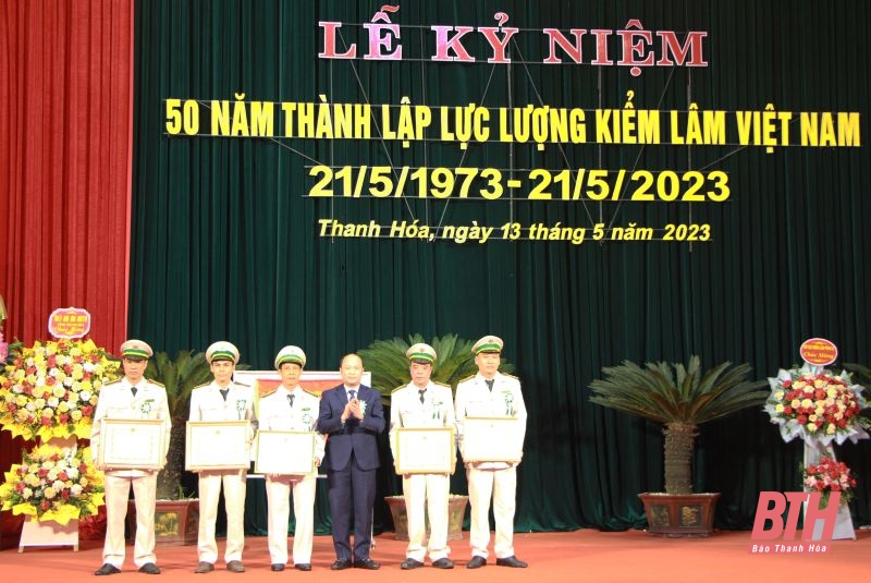 Kỷ niệm 50 năm thành lập lực lượng Kiểm lâm Thanh Hóa