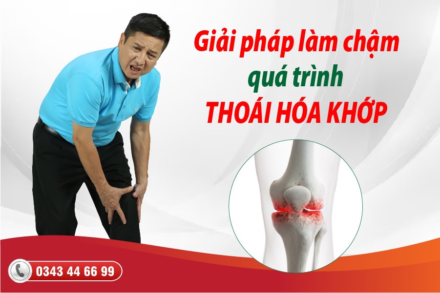 Giải pháp làm chậm quá trình thoái hóa khớp