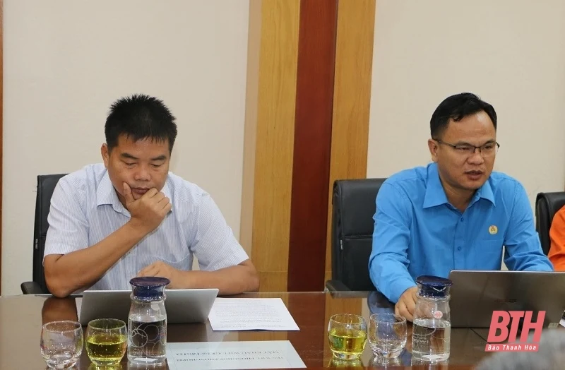 Công đoàn Tổng Công ty Phát điện 2 thăm, động viên người lao động TSHPCo nhân dịp “Tháng Công nhân”