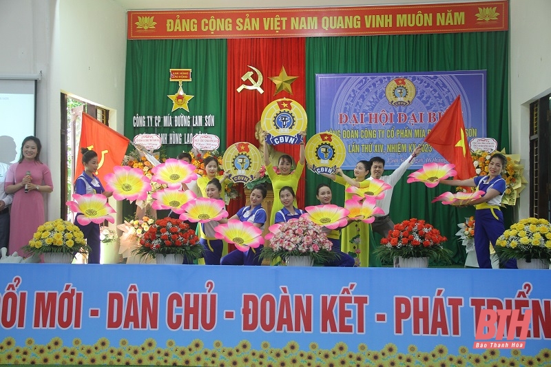 Đại hội đại biểu Công đoàn Công ty CP Mía đường Lam Sơn lần thứ XIV