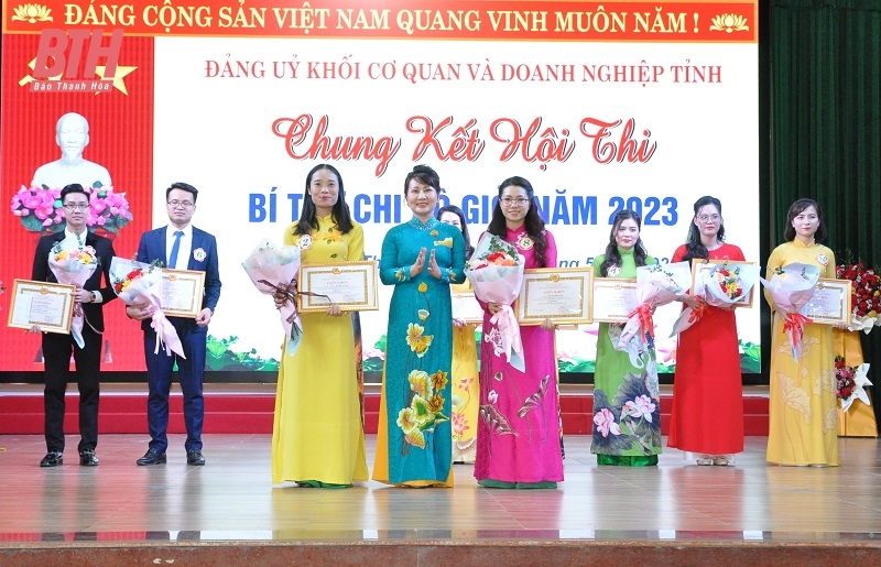 Hội thi Bí thư chi bộ giỏi năm 2023 thành công tốt đẹp