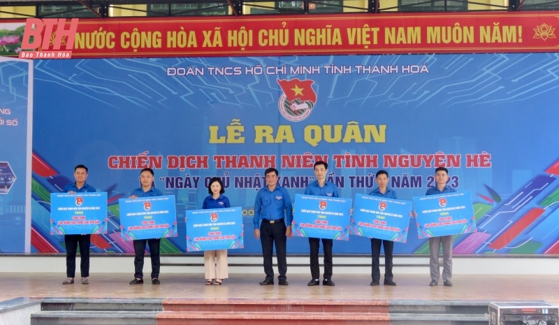 Ra quân Chiến dịch thanh niên tình nguyện hè năm 2023