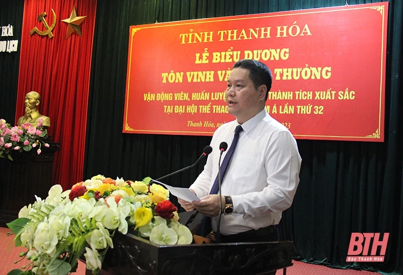 Thanh Hóa biểu dương, tôn vinh, trao thưởng cho VĐV, HLV đạt thành tích xuất sắc tại SEA Games 32