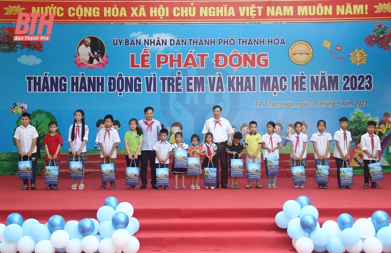 TP Thanh Hóa phát động Tháng hành động vì trẻ em và khai mạc hè năm 2023