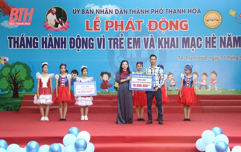 TP Thanh Hóa phát động Tháng hành động vì trẻ em và khai mạc hè năm 2023