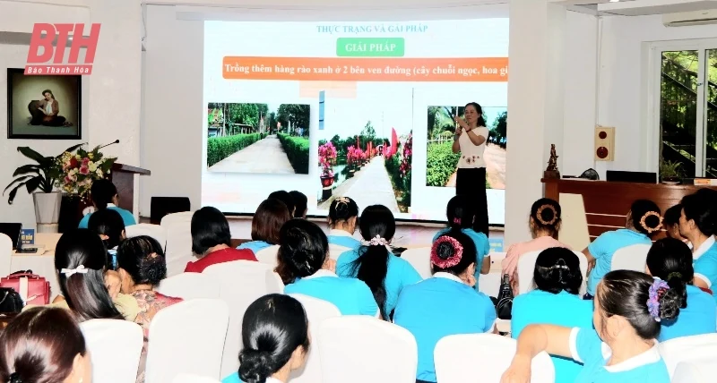 Hội thảo Tập huấn tiêu chí xây dựng mô hình “Gia đình 5 có, 3 sạch”