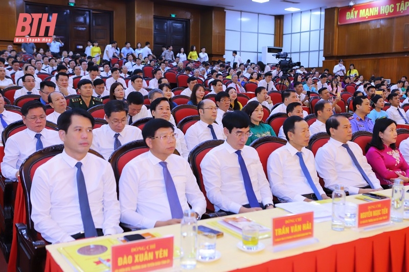 Thanh Hóa kỷ niệm trọng thể 75 năm ngày Chủ tịch Hồ Chí Minh ra Lời kêu gọi thi đua ái quốc và sơ kết 3 năm thực hiện Kết luận số 01-KL/TW của Bộ Chính trị