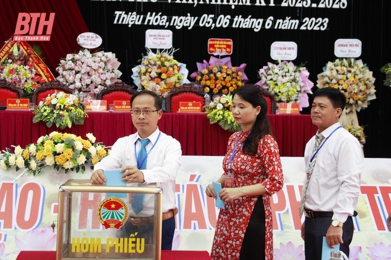 Đại hội đại biểu Hội Nông dân huyện Thiệu Hoá lần thứ VIII, nhiệm kỳ 2023-2028