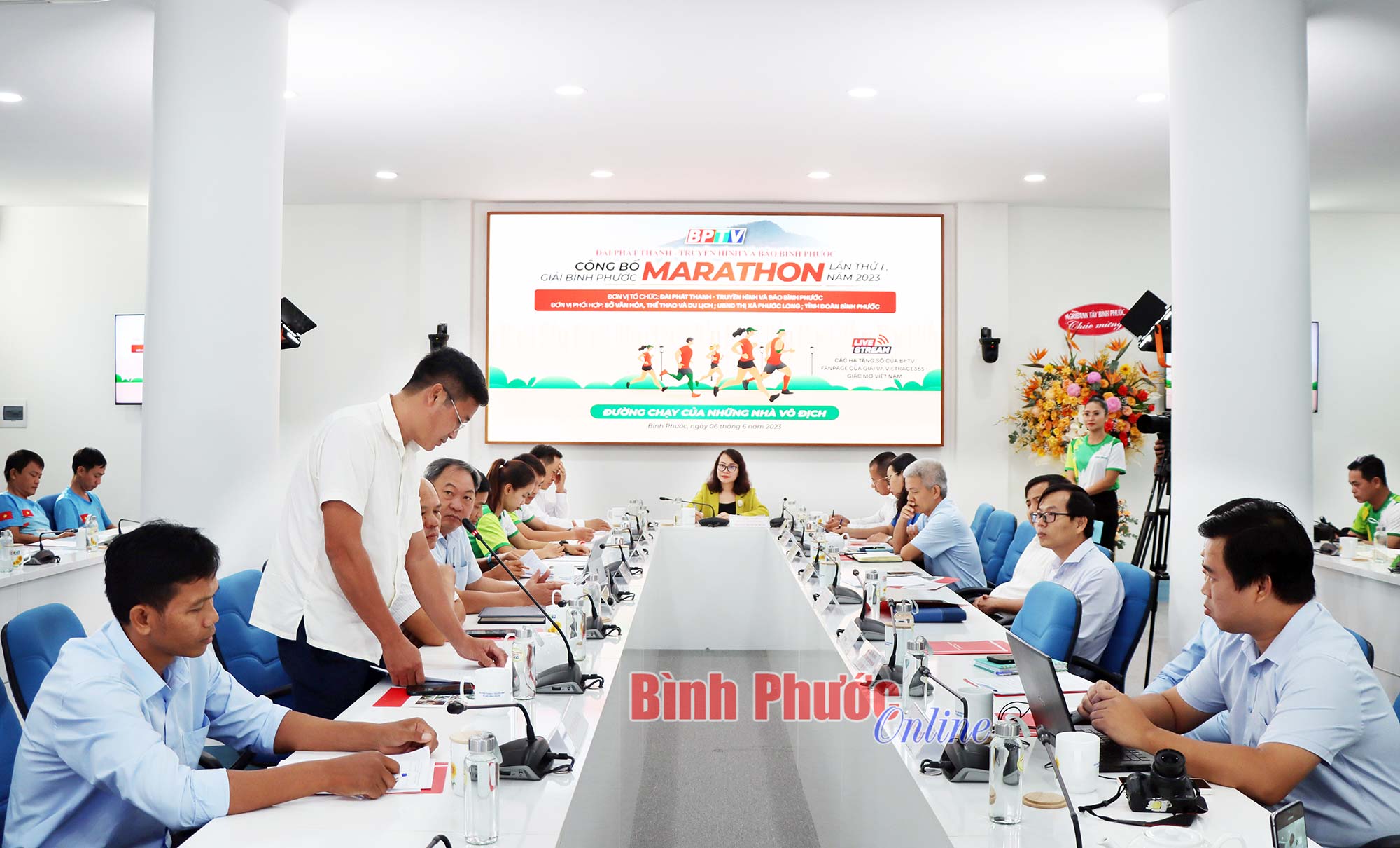 BPTV công bố giải Bình Phước marathon lần thứ I, năm 2023