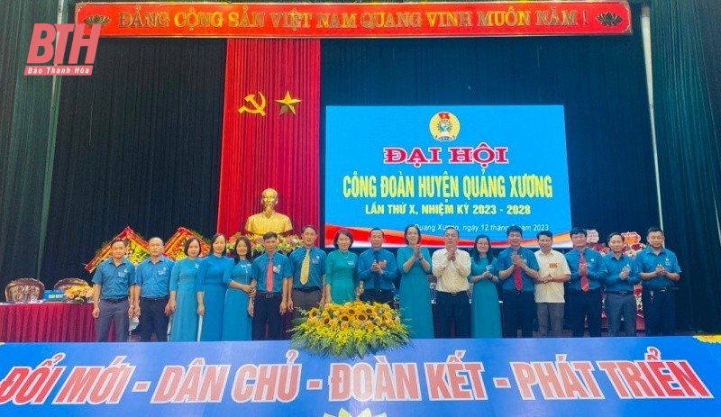 Đại hội Công đoàn huyện Quảng Xương lần thứ X, nhiệm kỳ 2023-2028