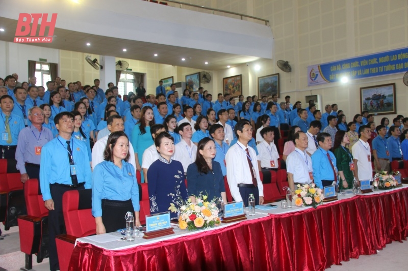 Đại hội Công đoàn Viên chức tỉnh Thanh Hóa lần thứ IV, nhiệm kỳ 2023-2028
