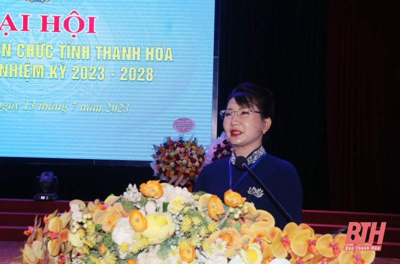 Đại hội Công đoàn Viên chức tỉnh Thanh Hóa lần thứ IV, nhiệm kỳ 2023-2028