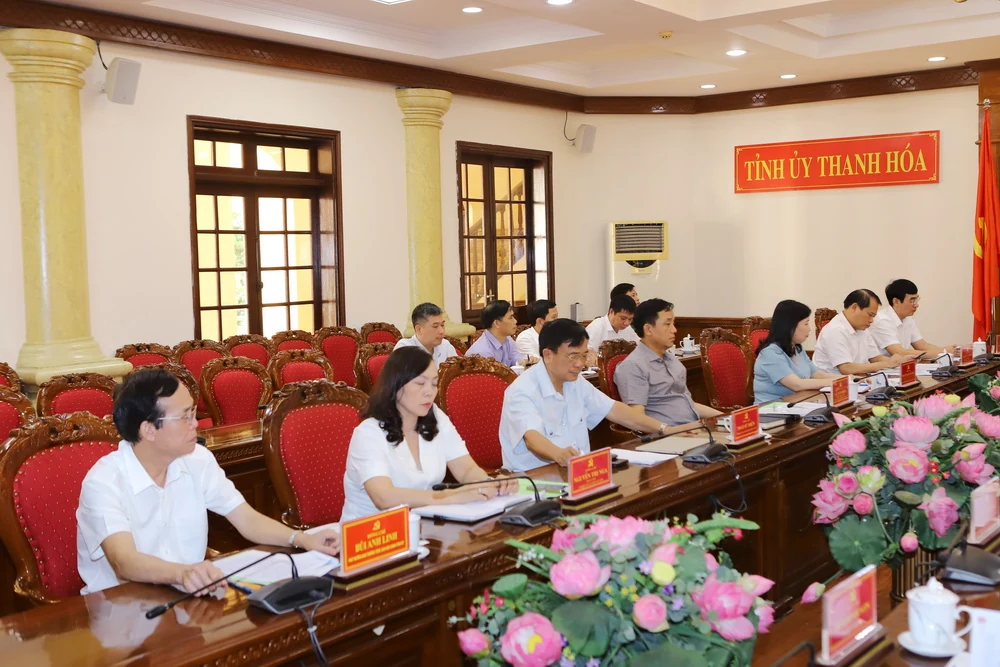 Phiên họp thứ 4 Ban Chỉ đạo phòng, chống tham nhũng, tiêu cực tỉnh Thanh Hóa