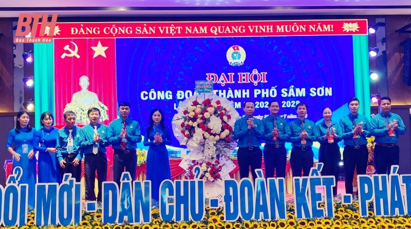 Đại hội Công đoàn TP Sầm Sơn lần thứ X, nhiệm kỳ 2023-2028