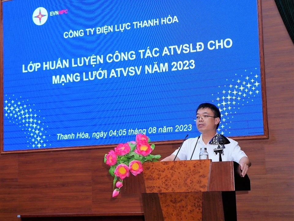 PC Thanh Hóa tổ chức huấn luyện công tác An toàn vệ sinh lao động