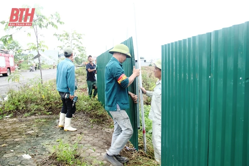 Cưỡng chế thu hồi đất thực hiện dự án Hạ tầng kỹ thuật khu dân cư số 3, thị trấn Quán Lào