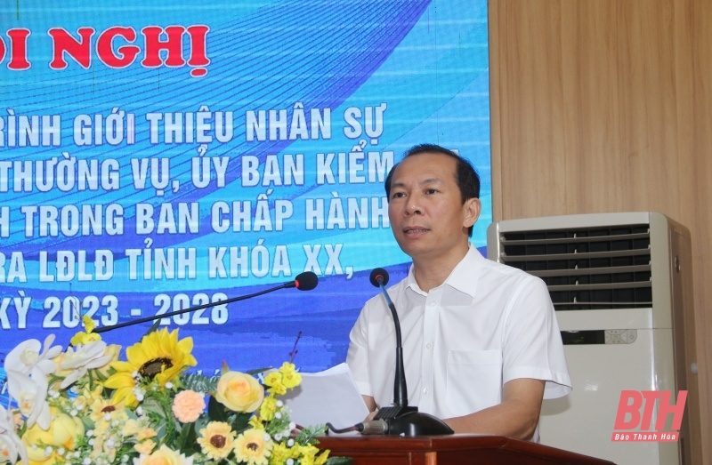 Thực hiện quy trình giới thiệu nhân sự Đại hội Công đoàn tỉnh Thanh Hoá lần thứ XX, nhiệm kỳ 2023 – 2028