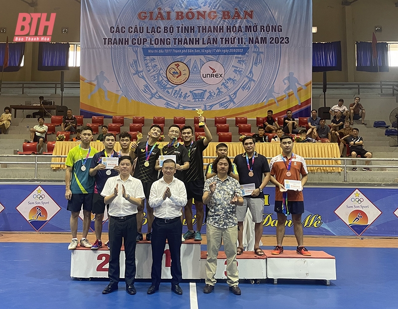 Giải Bóng bàn các CLB tỉnh Thanh Hóa mở rộng thành công tốt đẹp