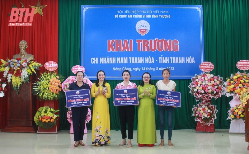 Khai trương TYM chi nhánh Nam Thanh Hóa tại huyện Nông Cống